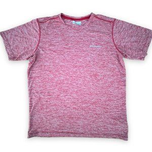 Columbia Snake River Runner Omni-Wick Red Short Sleeve Shirt XO0905